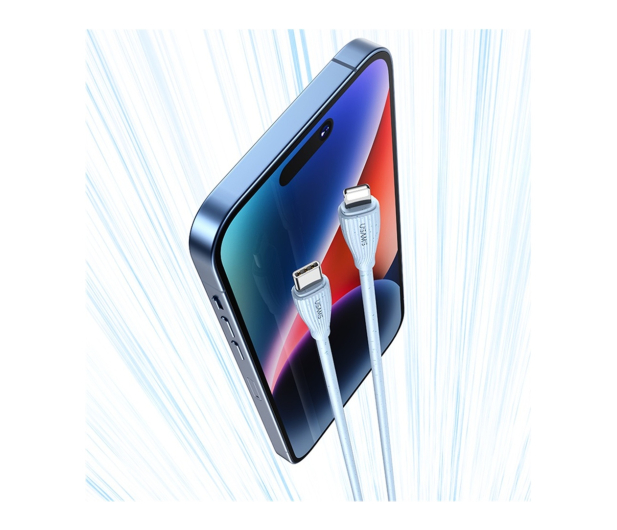 USAMS Kabel 30W USB-C do Lightning 1m różowy - 1569146 - zdjęcie 10
